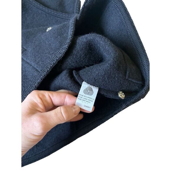 Geiger Boiled Wool Vest size 46 US 16 Black Button Closure - Picture 7 of 8